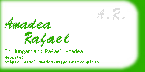 amadea rafael business card